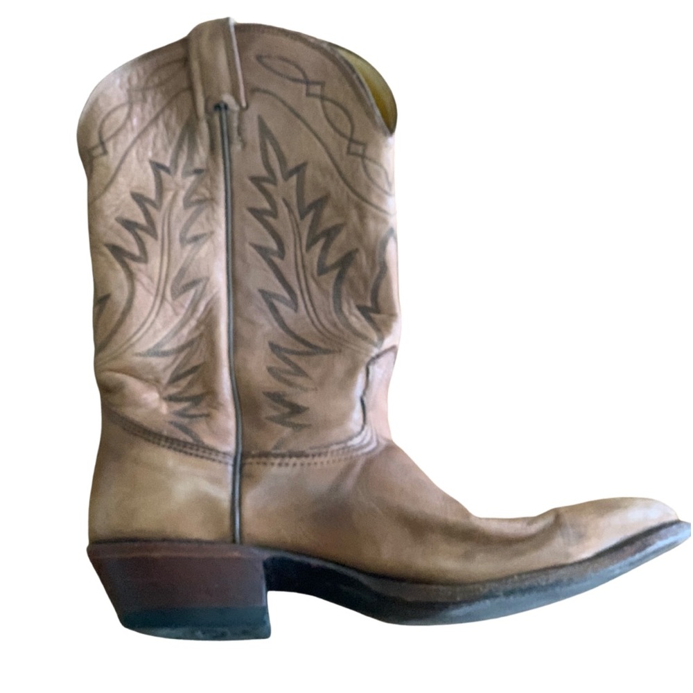 Nocona | Womens 9 Western Cowboy Leather Light Brown Boots Cowgirl